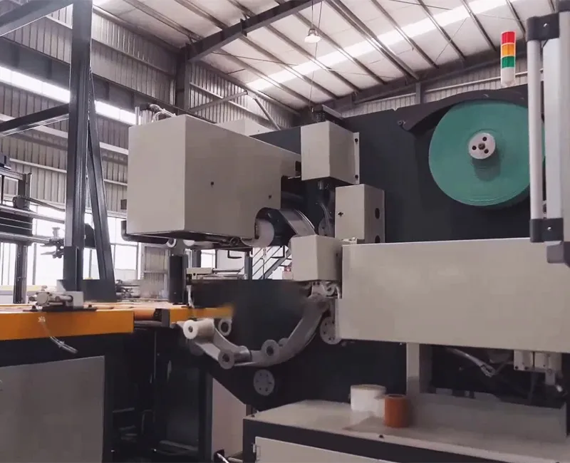Línea de embalaje horizontal automática de bobinas de alambre SA-WS-200