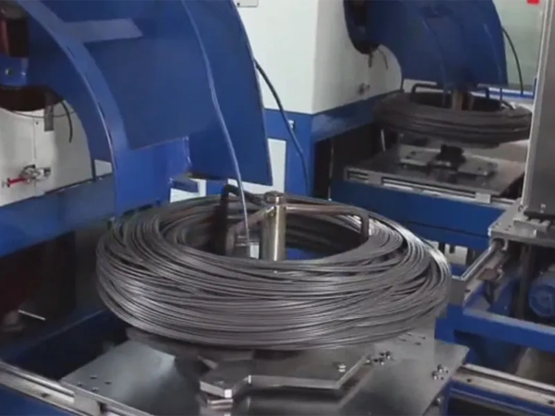 Línea automática de trefilado y embalaje de alambre SA-2XBZ-100