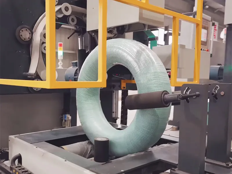Máquina envolvedora semiautomática de bobinas SA-LS-500