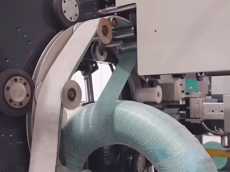 Máquina envolvedora semiautomática de bobinas SA-LS-500